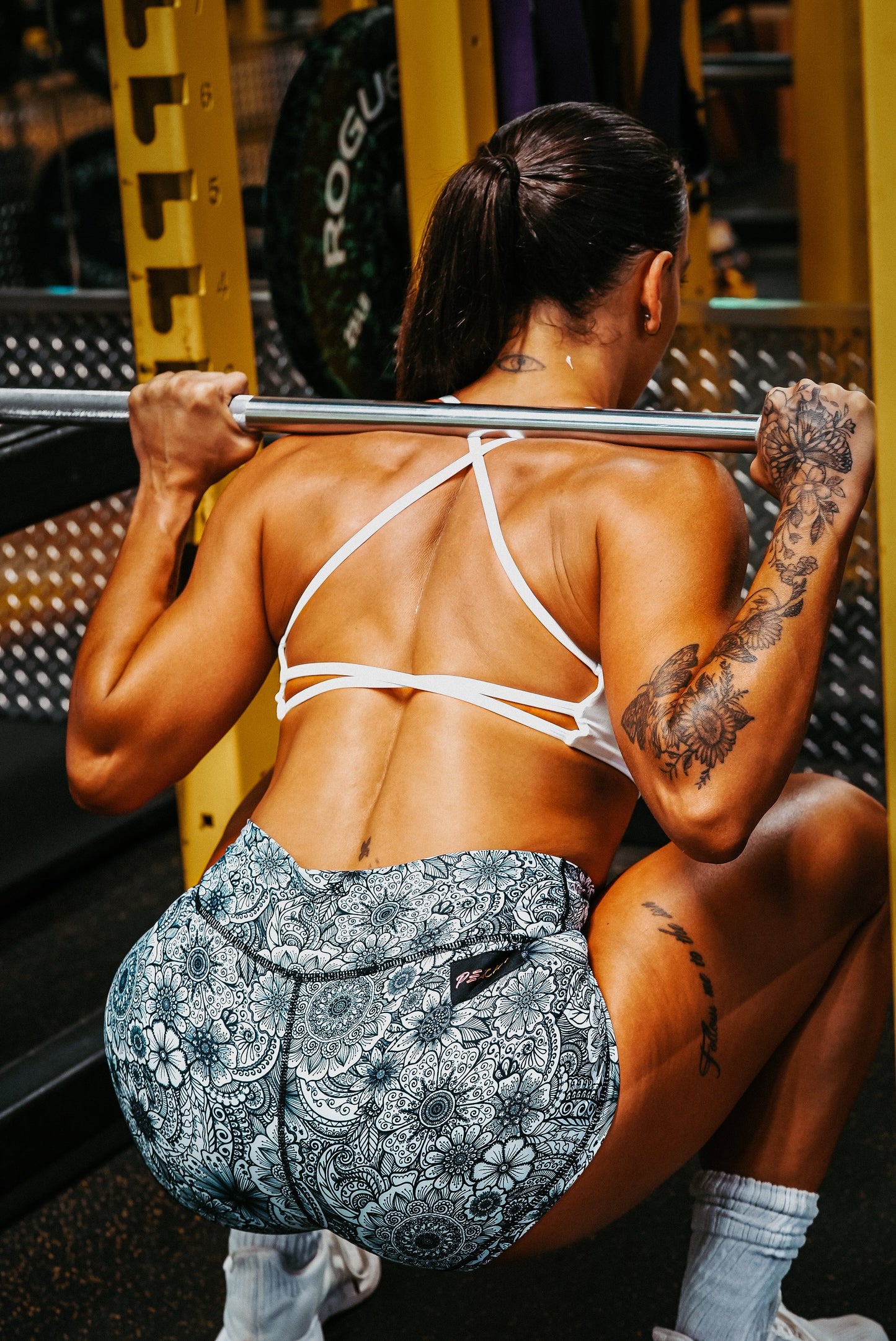 Monochrome Mandala Shorts