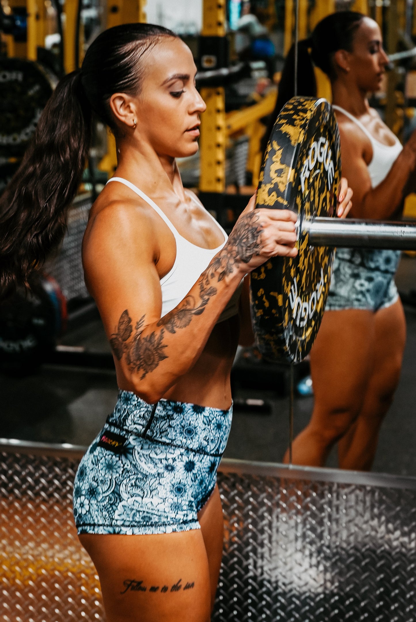 Monochrome Mandala Shorts