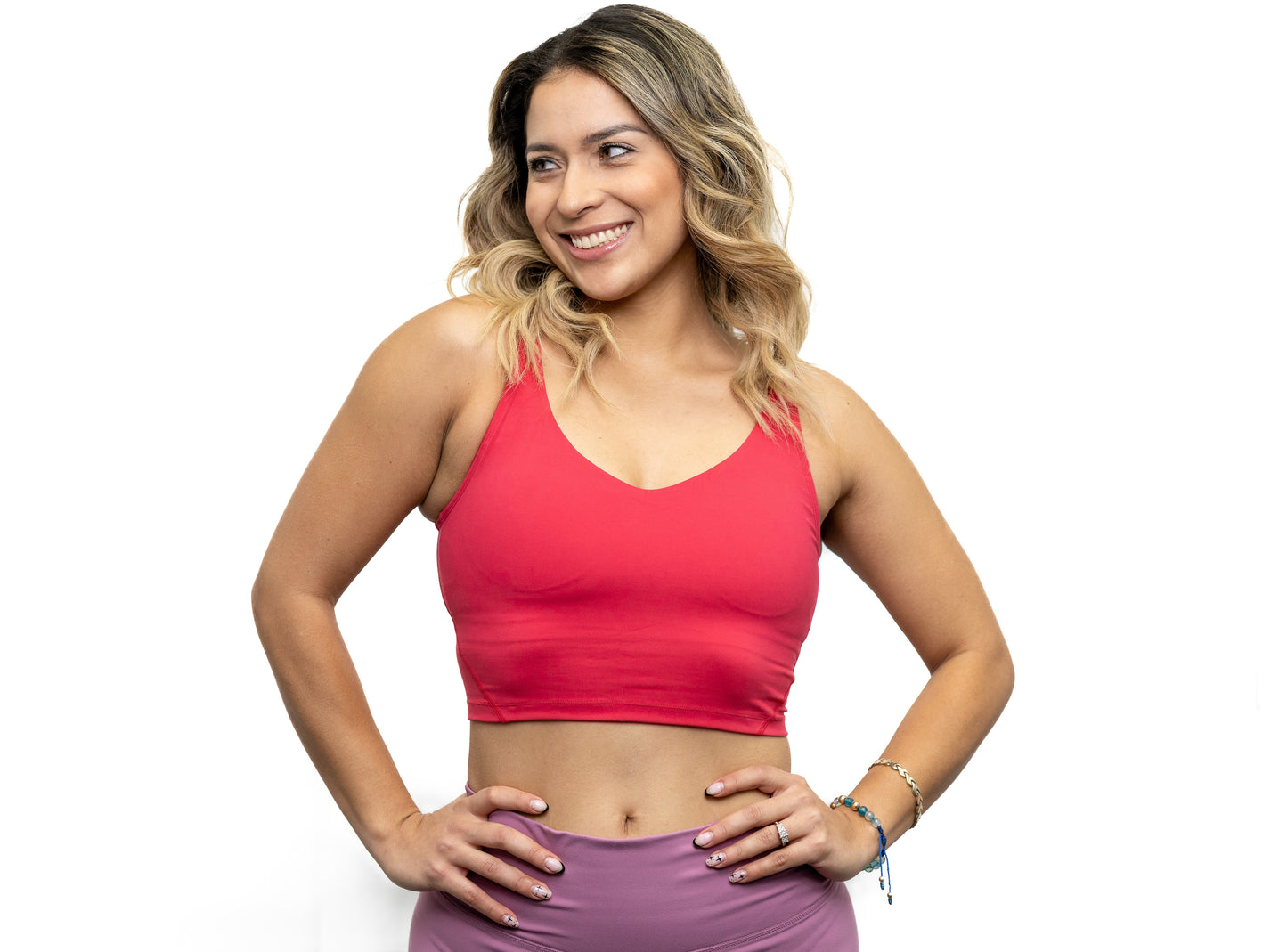 Willa Sports Bra Top - Cherry Bomb