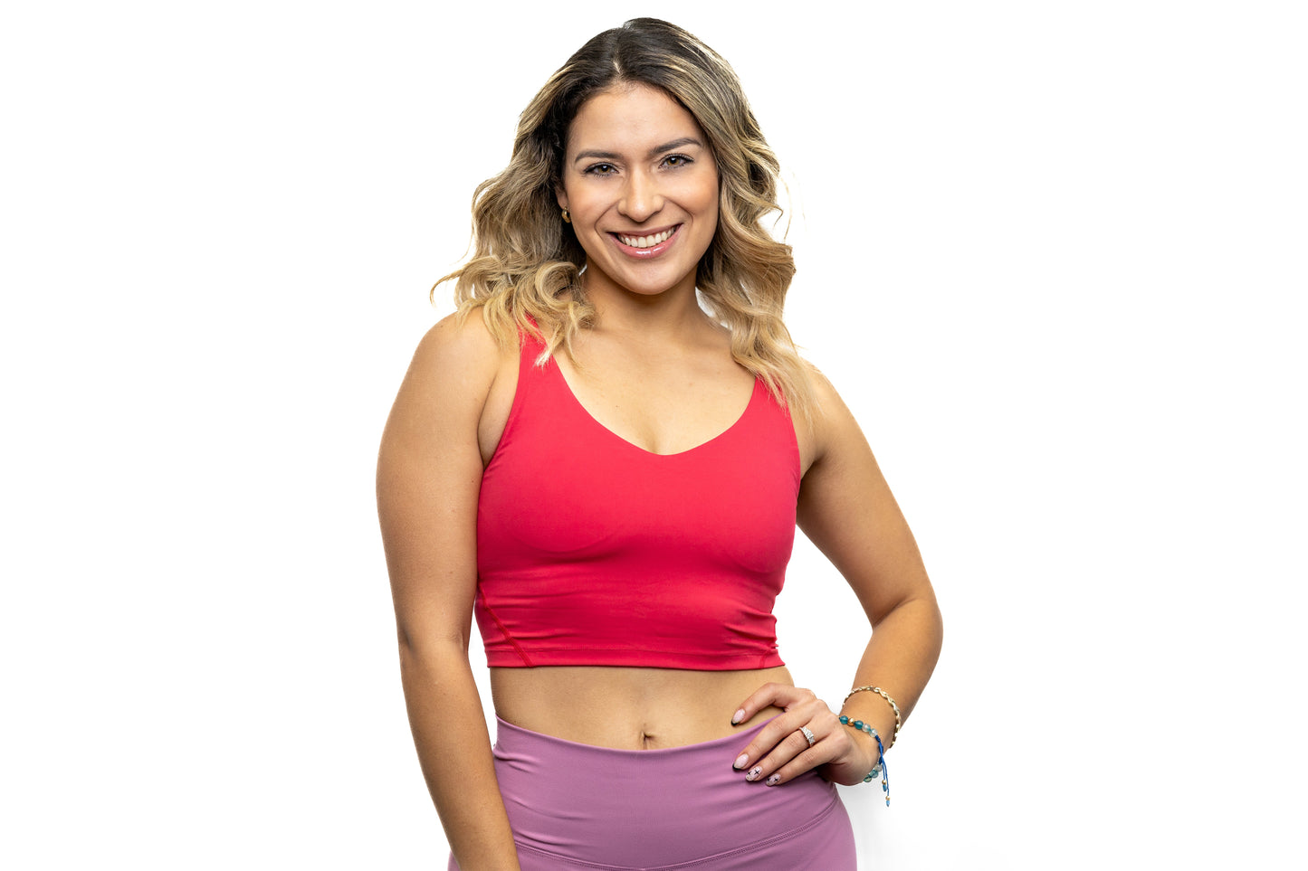 Willa Sports Bra Top - Cherry Bomb