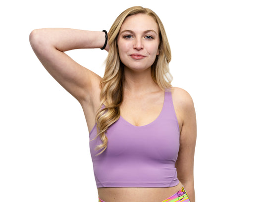 Willa Sports Bra Top - Iris Purple