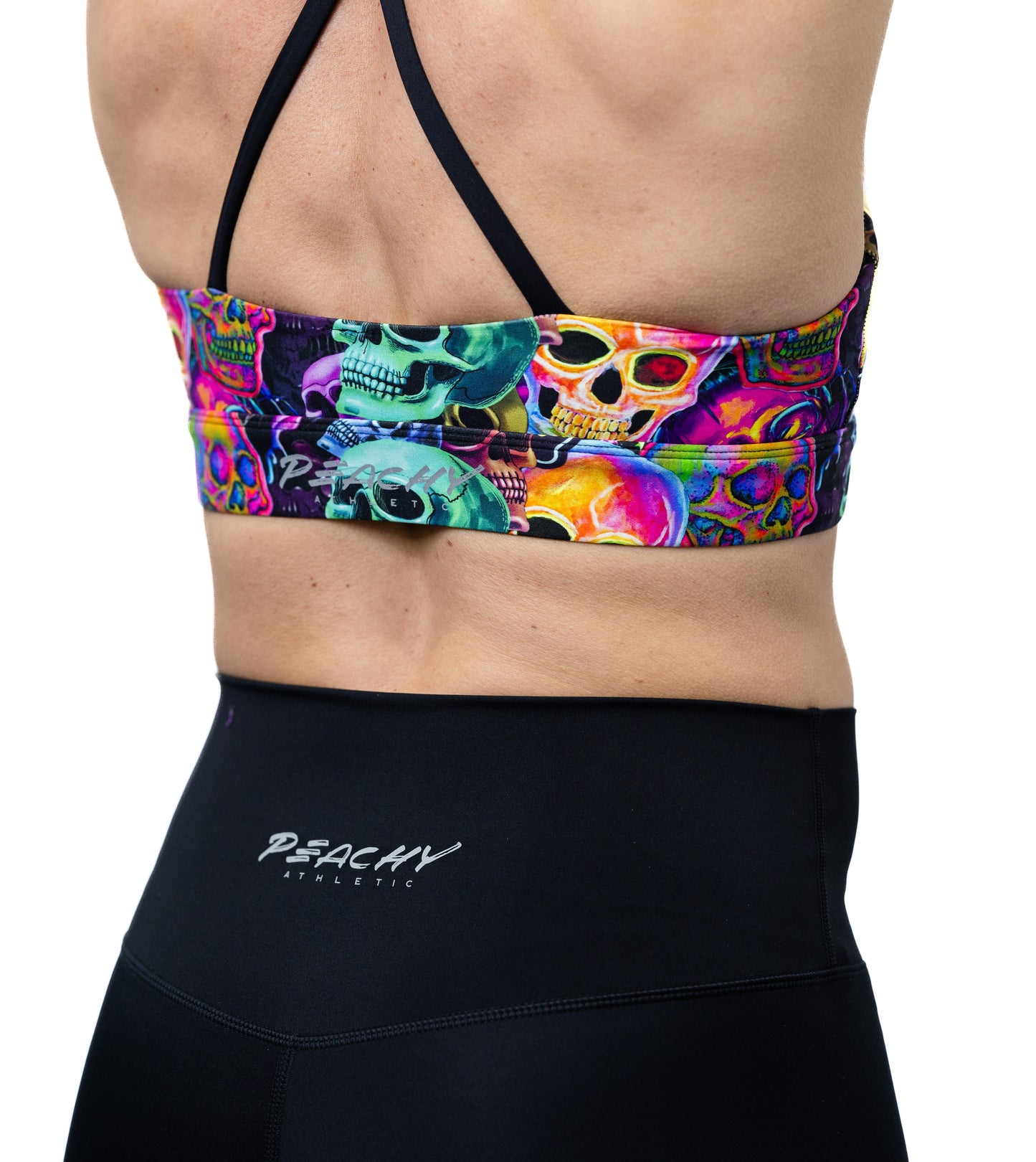 Seventh Heaven Sports Bra - Insidious Skulls