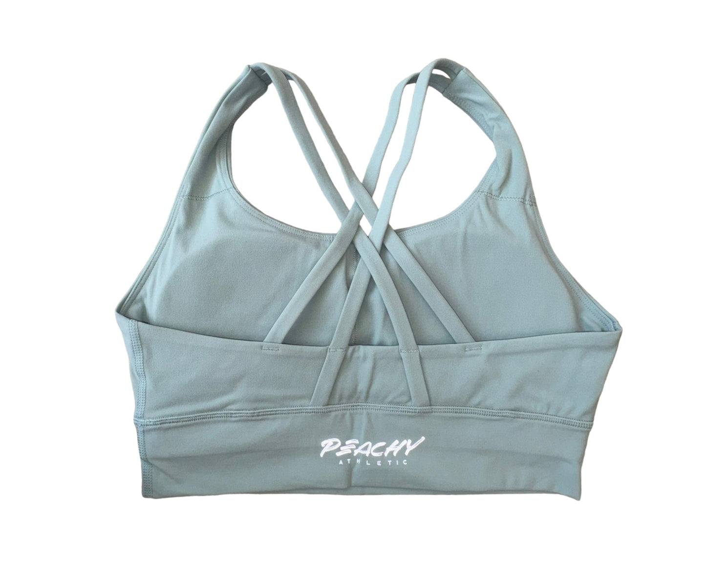 Emerald Longline Sports Bra - Minty Breeze