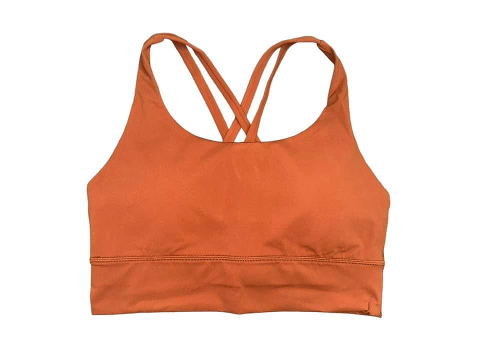 Emerald Longline Sports Bra - Ginger Spice