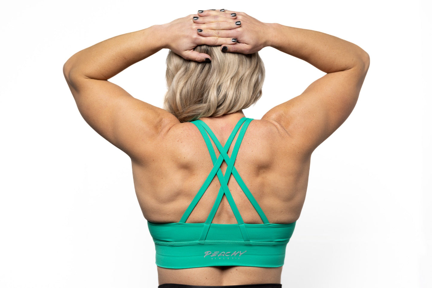 Emerald Longline Sports Bra - Bright Shamrock