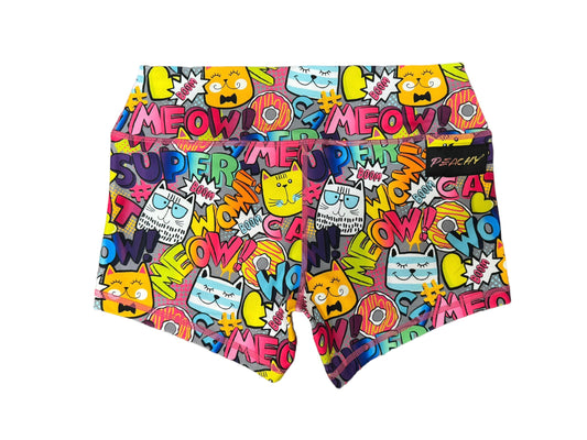 Boom Chicka Meow Wow Shorts - Unicorn Collection