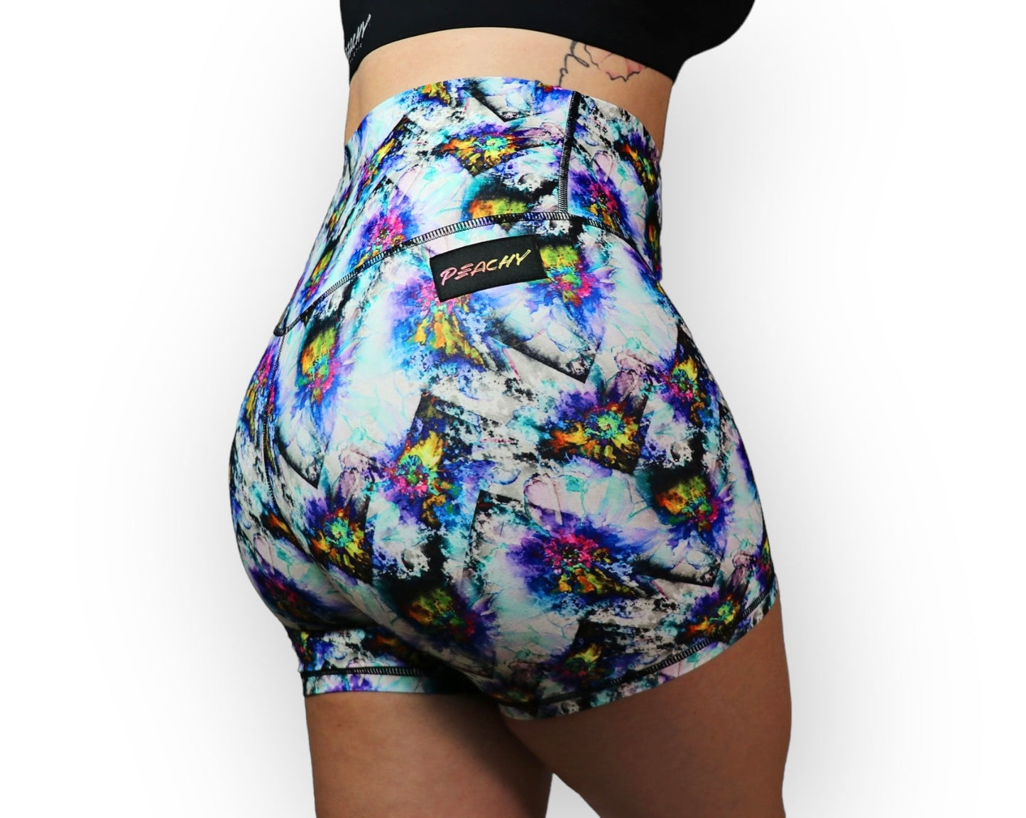 Fractured Flower Shorts