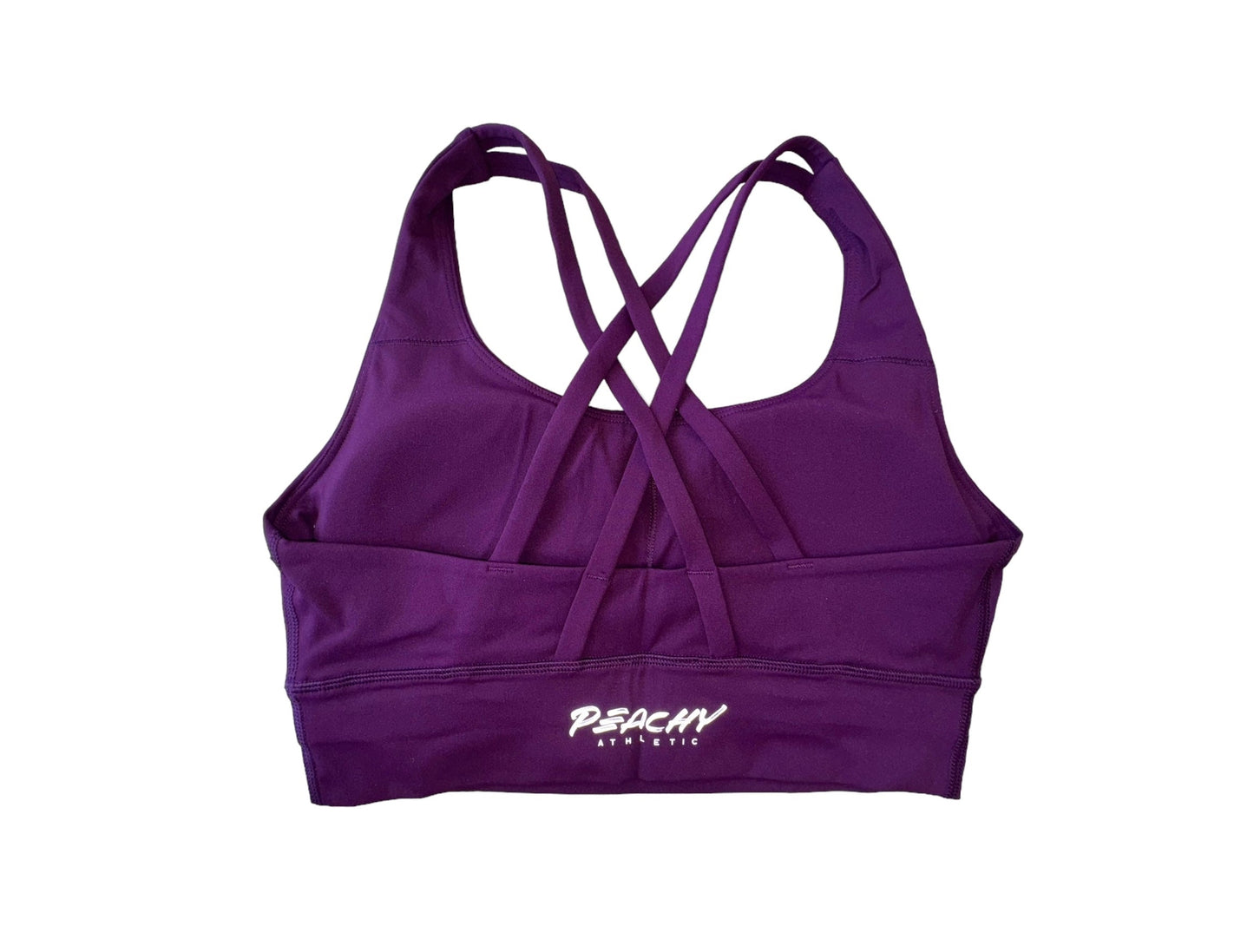 Emerald Longline Sports Bra - Cosmic Grape