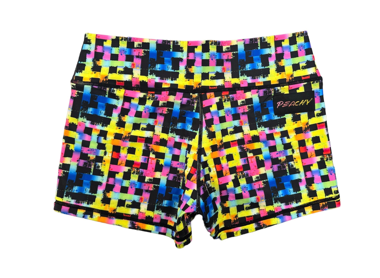 Holo Punk Plaid Shorts