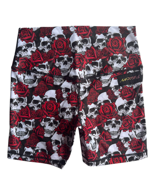 Buns & Roses Shorts - Upside Down Peachy Tag