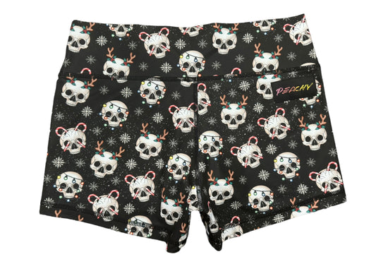 Festive Skulls Shorts - Unicorn Collection