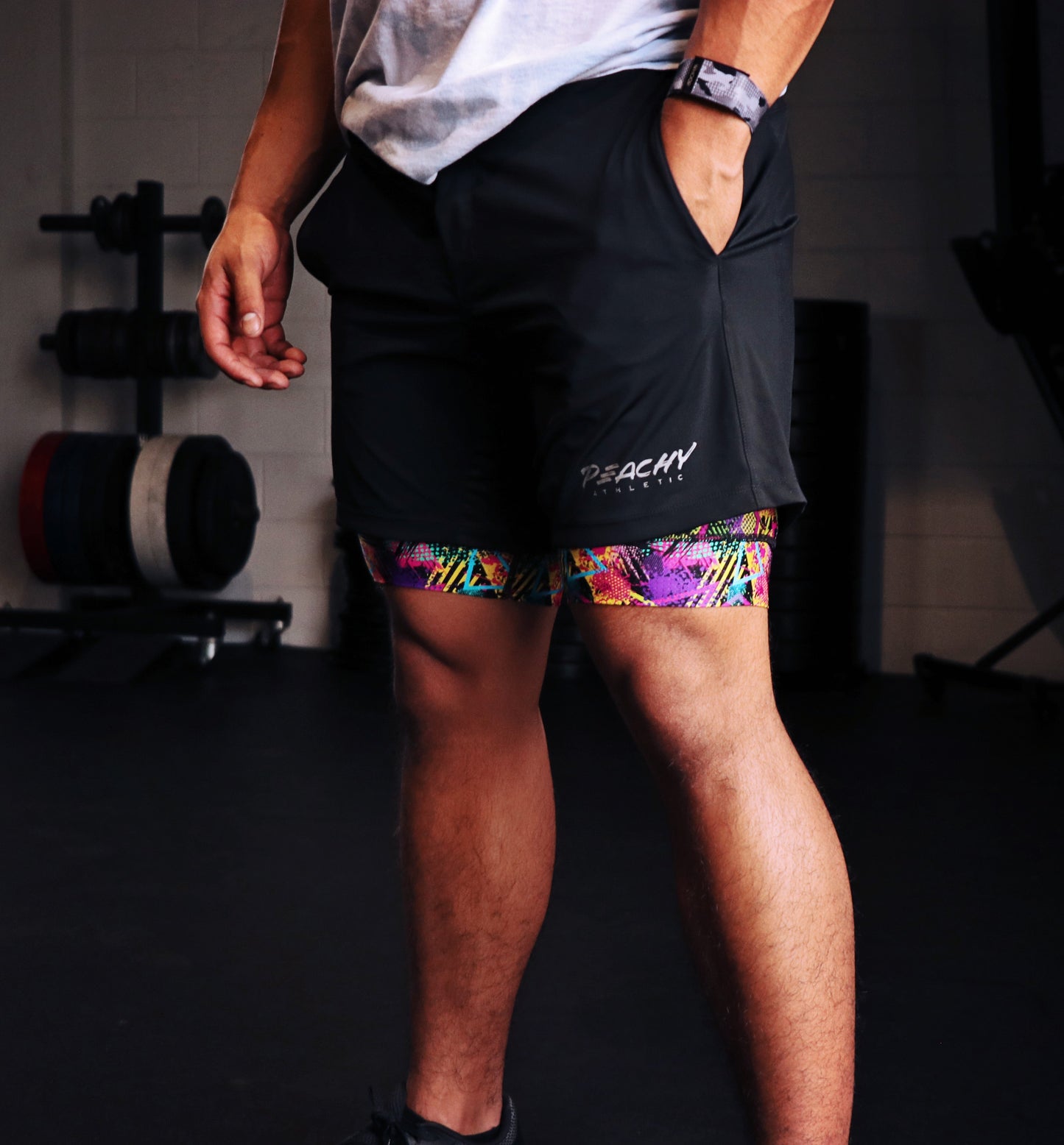 Kinesis Compression Liner Shorts - Totally Rad