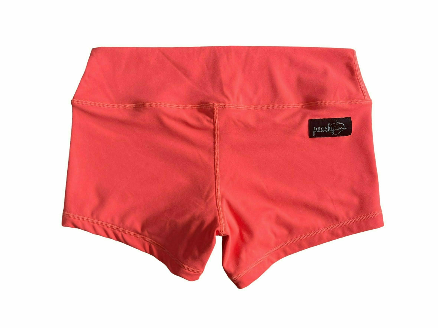 Neon Orange Coral Shorts