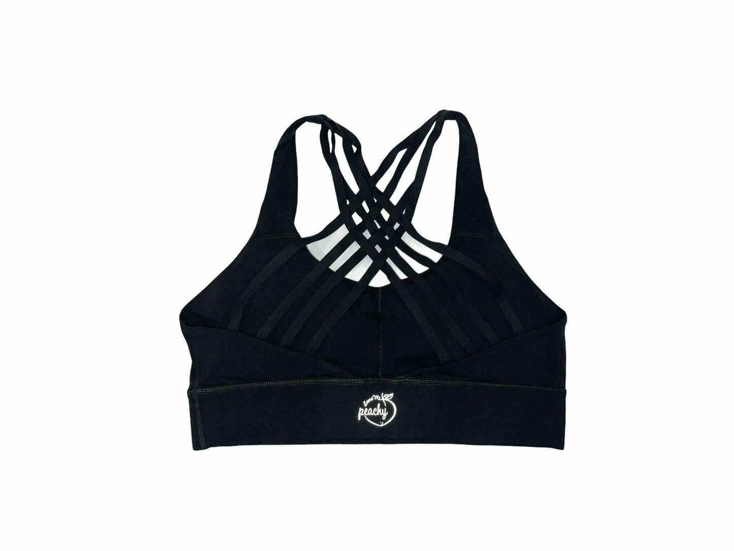 Trap Happy Ultima Sports Bra in Black.