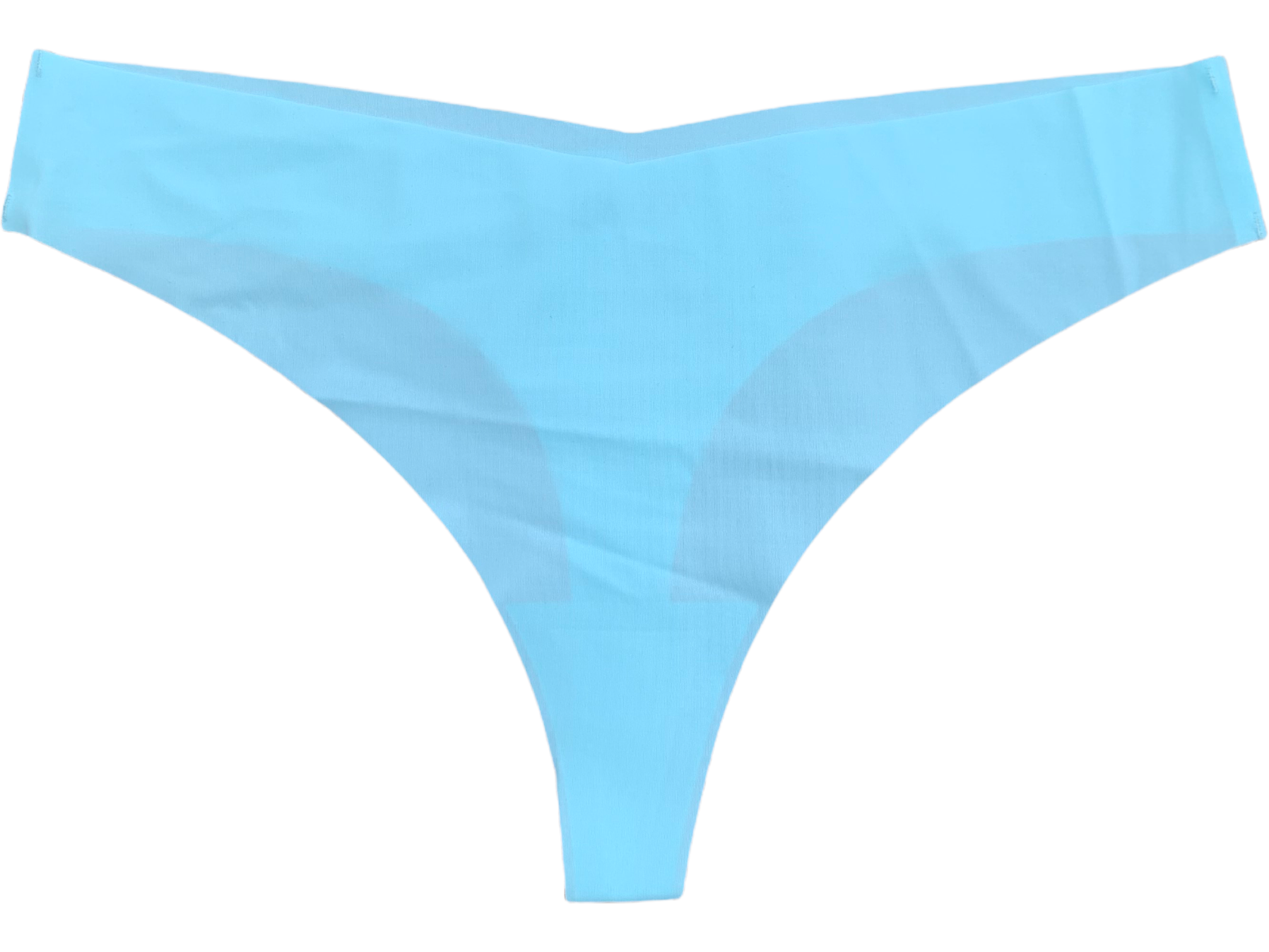 Neon Blue Seamless Thong.