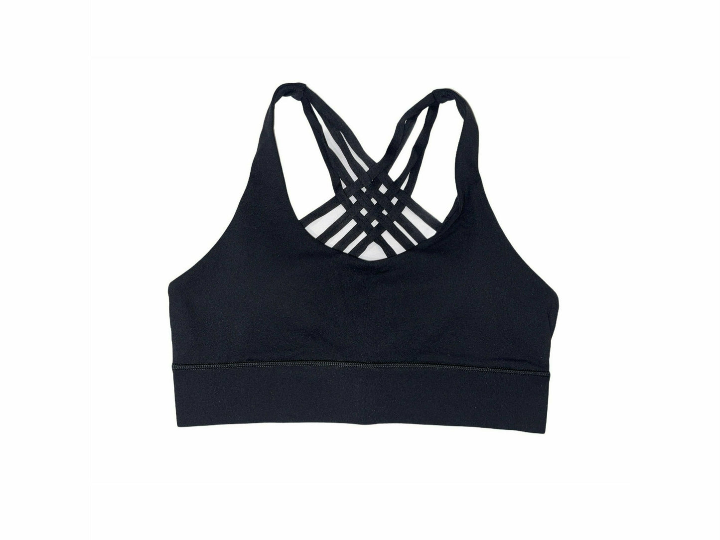 Trap Happy Ultima Sports Bra in Black.