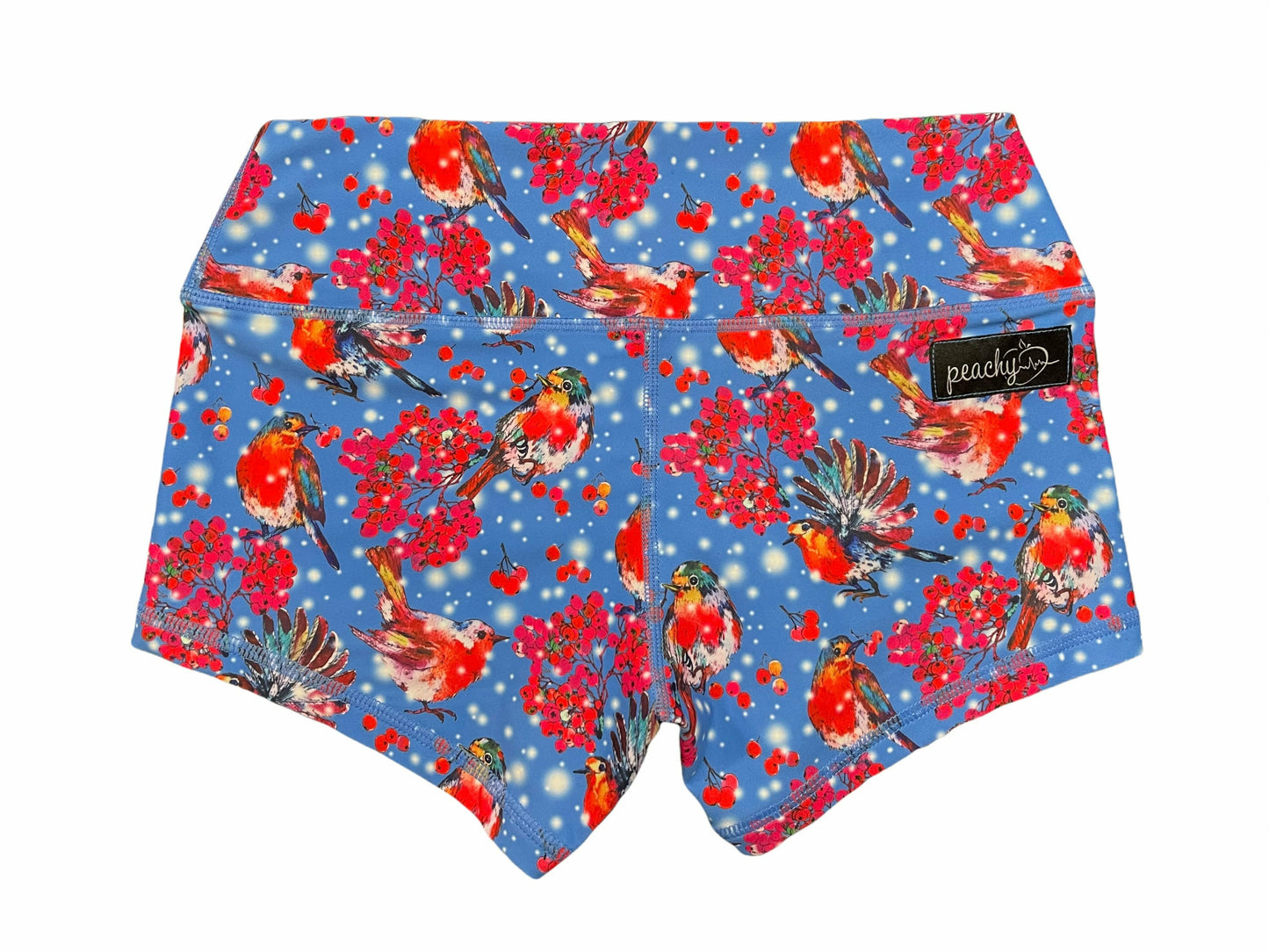 Snowy Songbirds Shorts