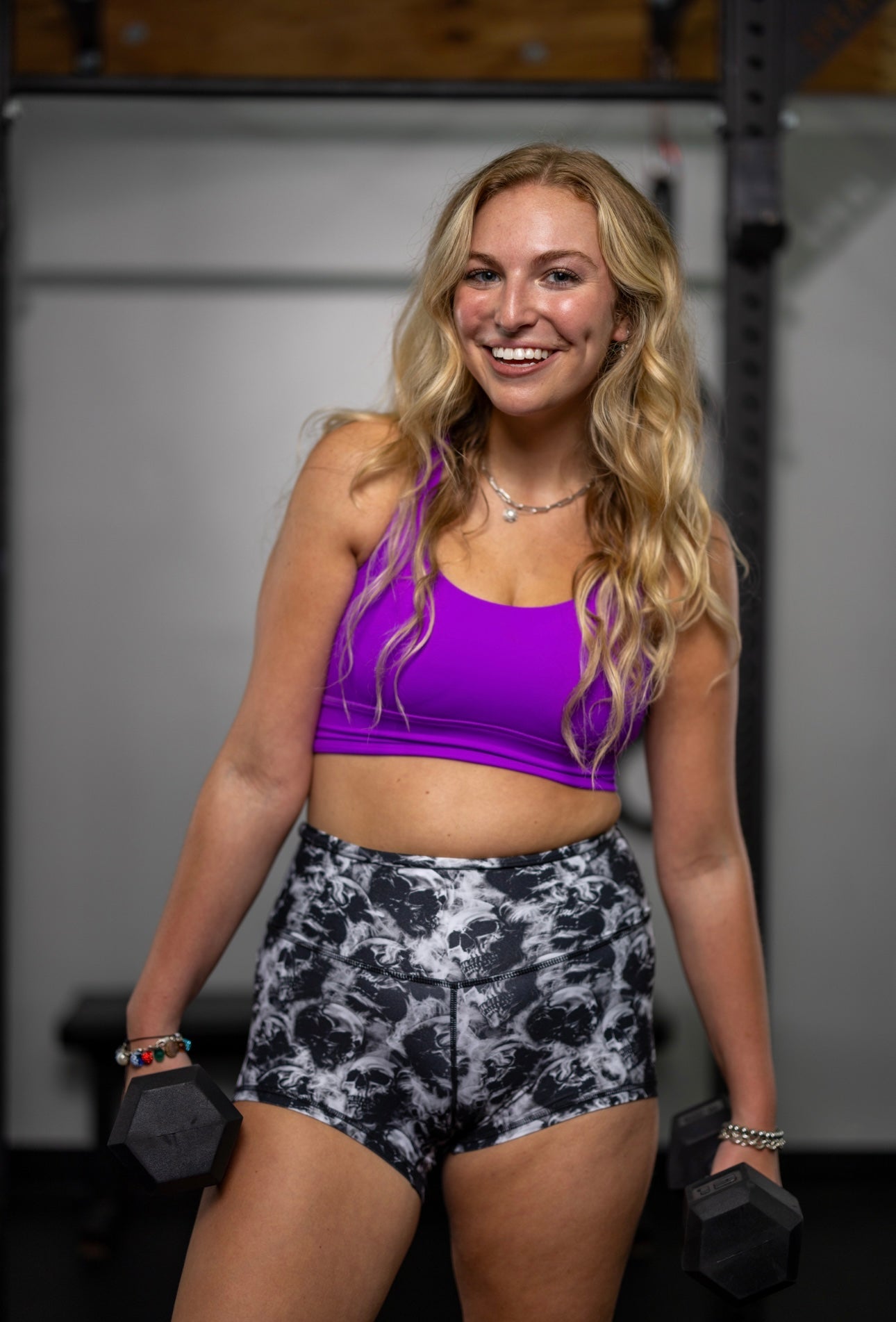 Aura Sports Bra - Neon Violet