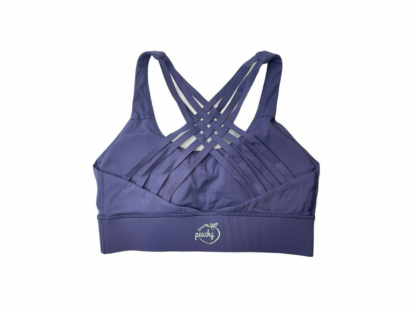 Trap Happy Ultima Sports Bra in Violet.