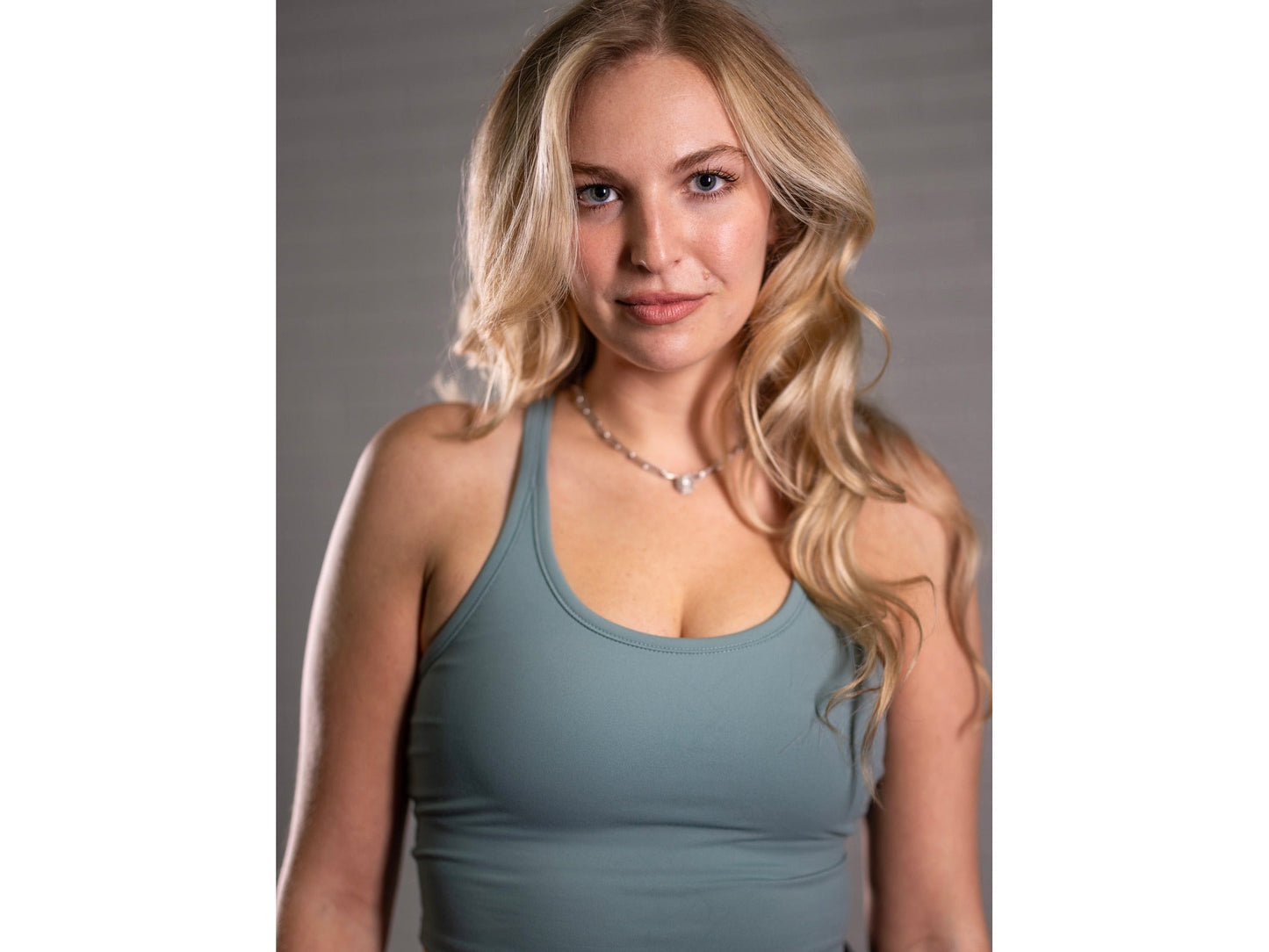 Ember Sports Bra Top - Teal Frost