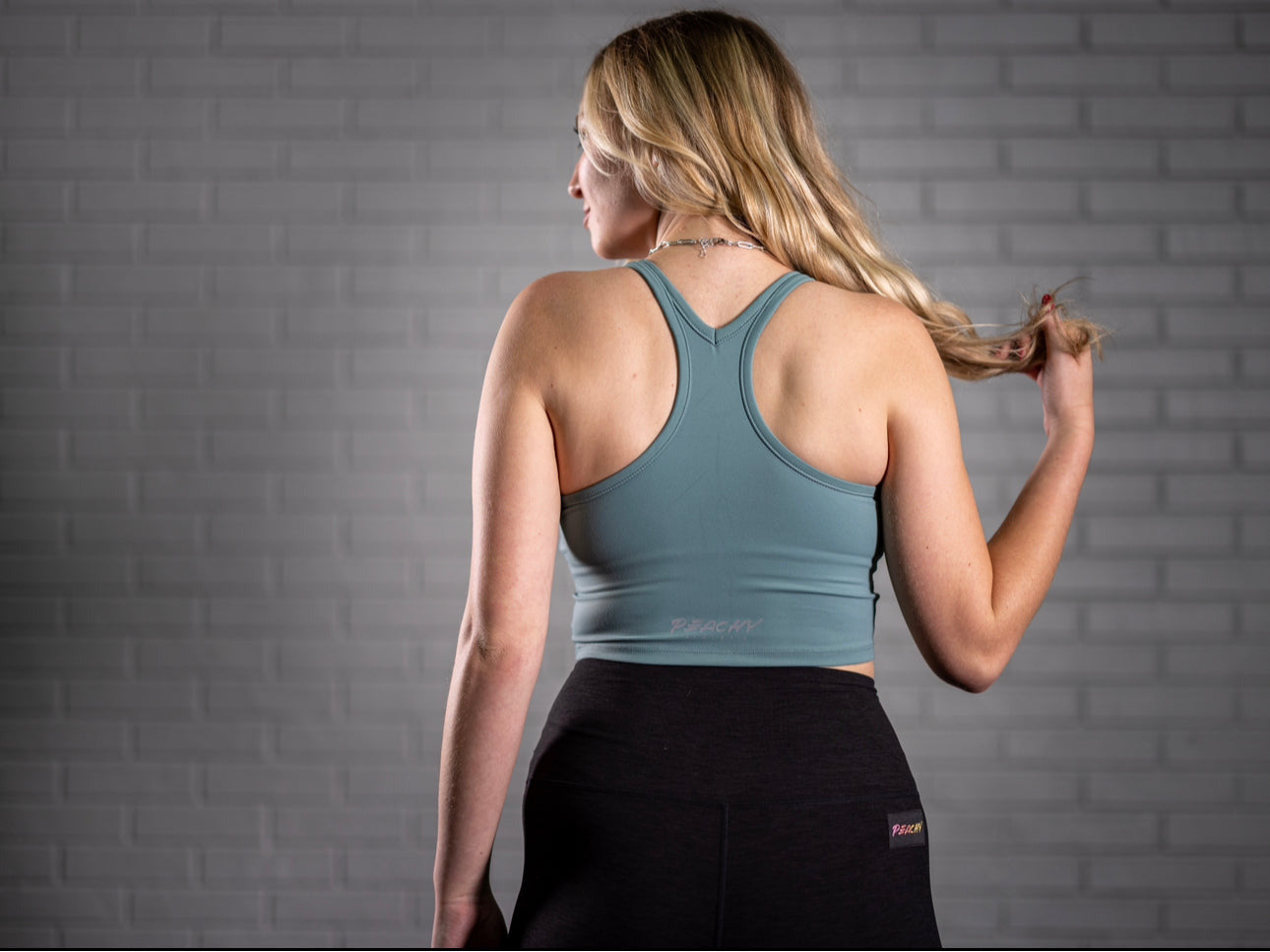 Ember Sports Bra Top - Teal Frost