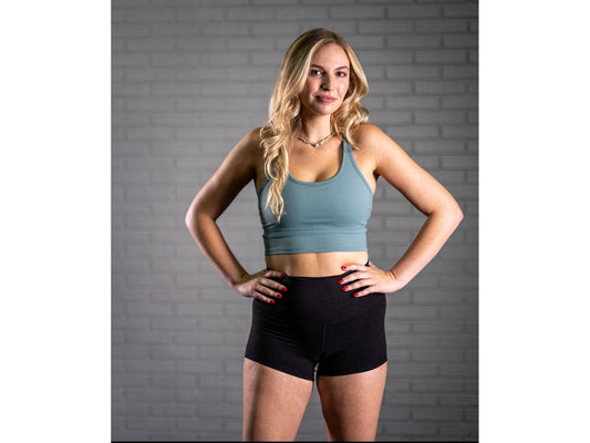 Ember Sports Bra Top - Teal Frost