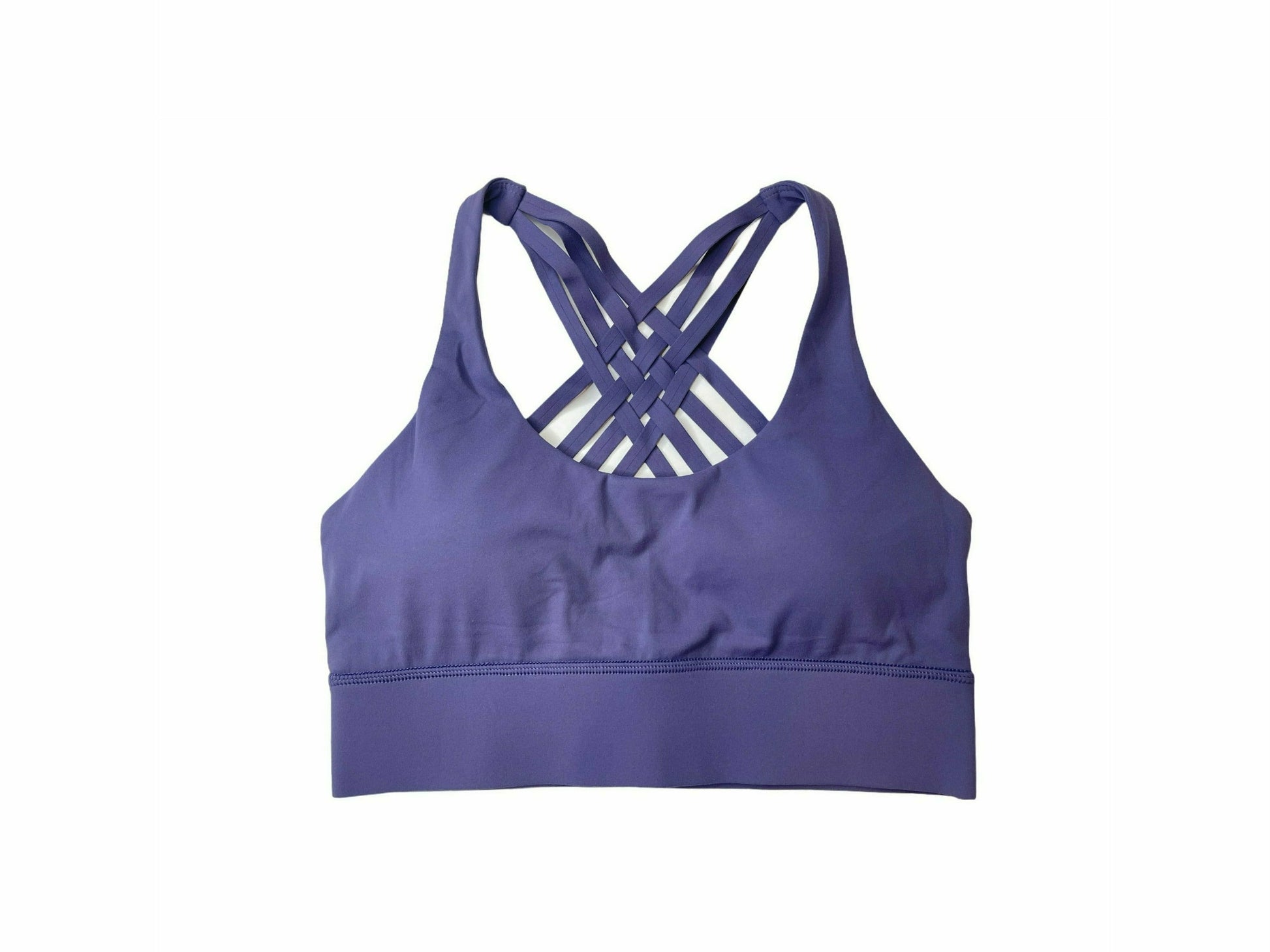 Trap Happy Ultima Sports Bra in Violet.