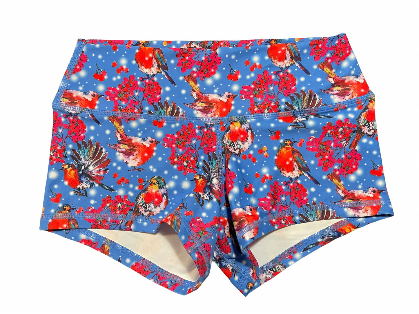 Snowy Songbirds Shorts